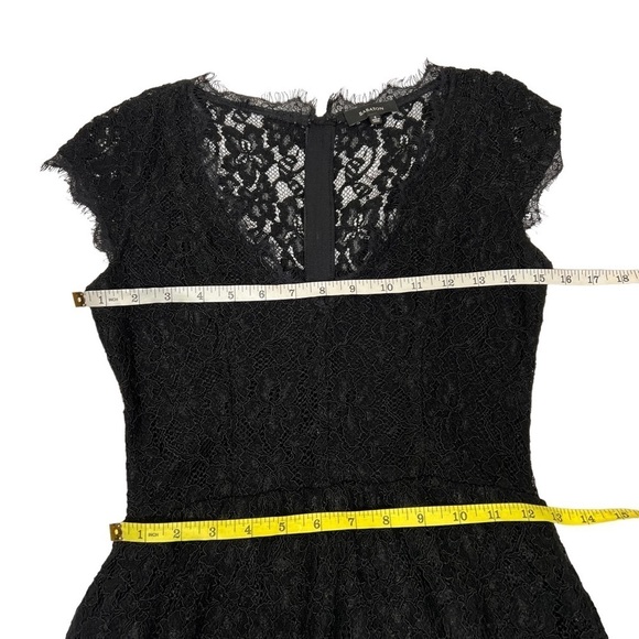 Aritzia Babaton Black Tobias Lace Mini Dress - Picture 10 of 12